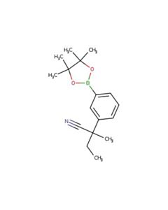 Astatech 2-METHYL-2-(3-(4,4,5,5-TETRAMETHYL-1,3,2-DIOXABOROLAN-2-YL)PHENYL)BUTANENITRILE; 1G; Purity 95%; MDL-MFCD32861892